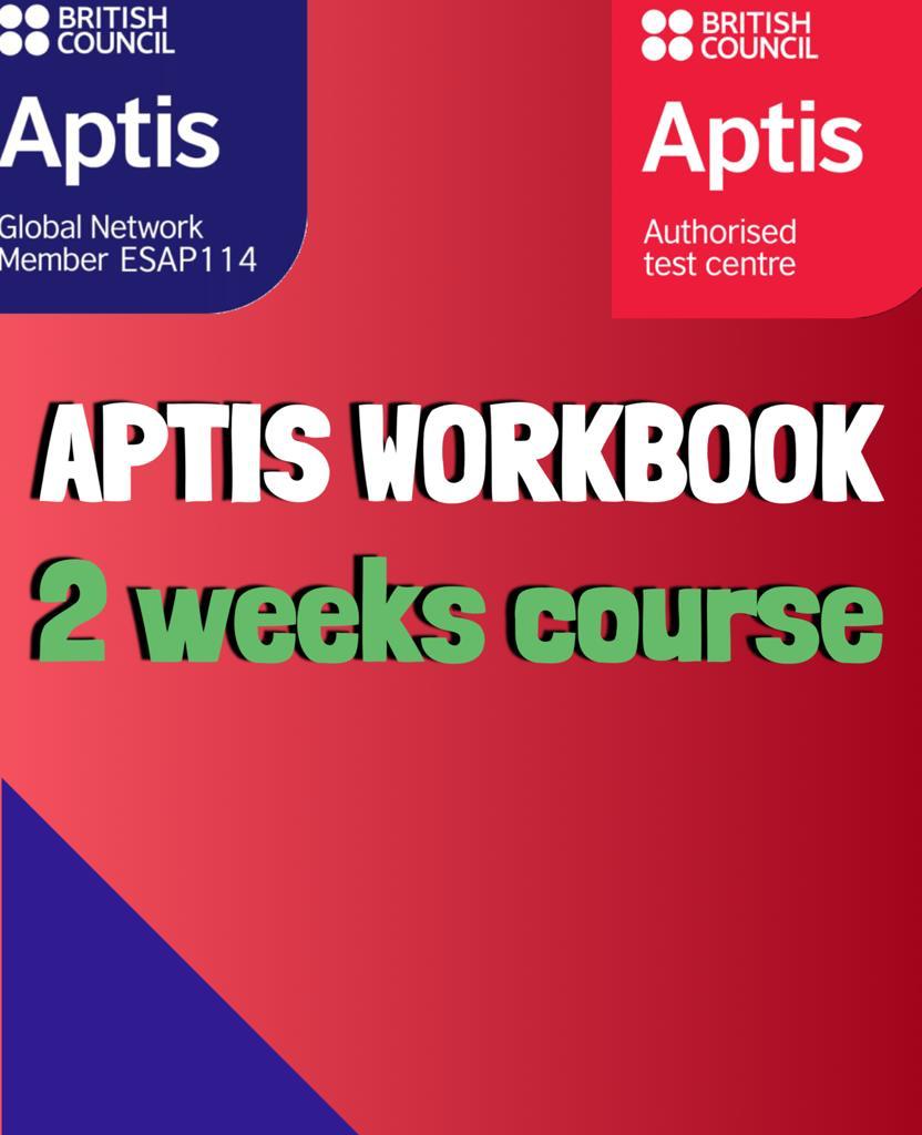 APTIS WORKBOOK  –  3 MONTHS